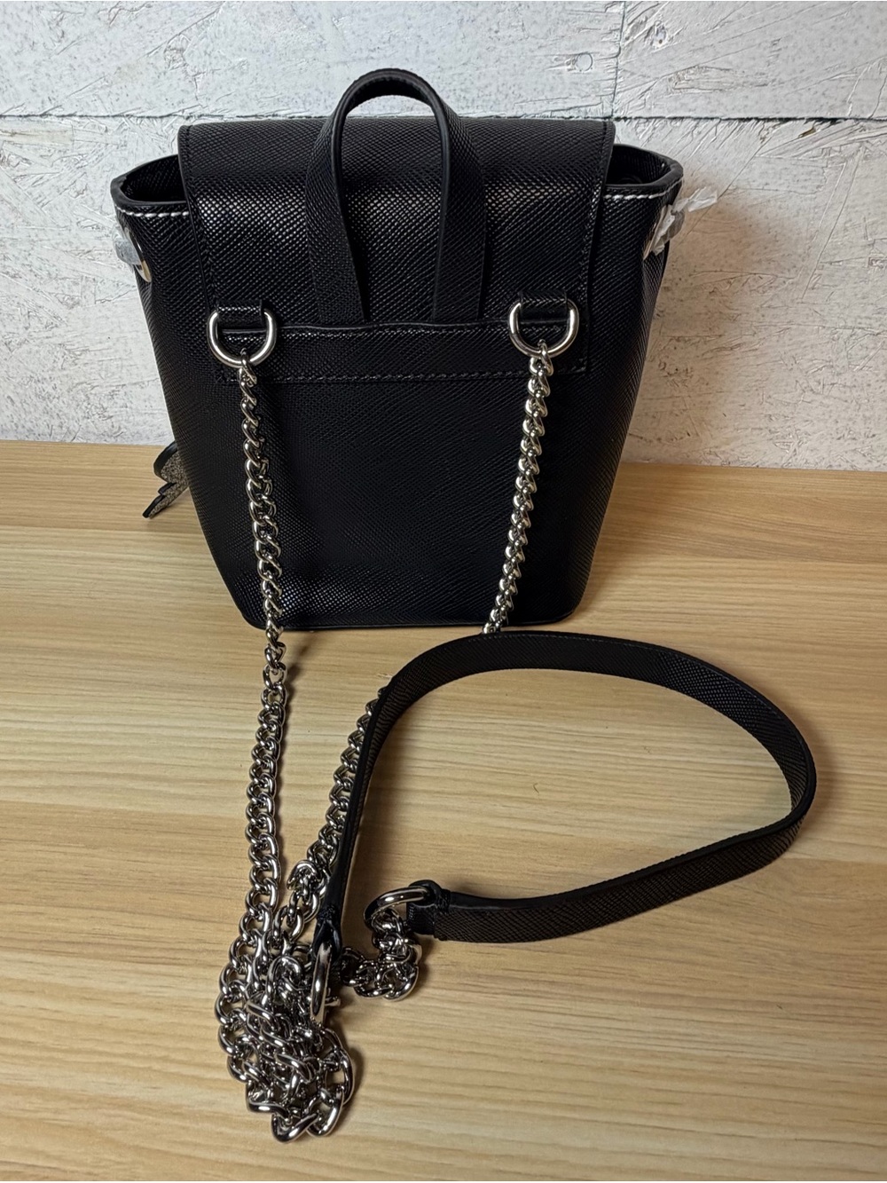 Guess Varsity Pop Mini Pin Up Crossbody Bag - Picture 4 of 13